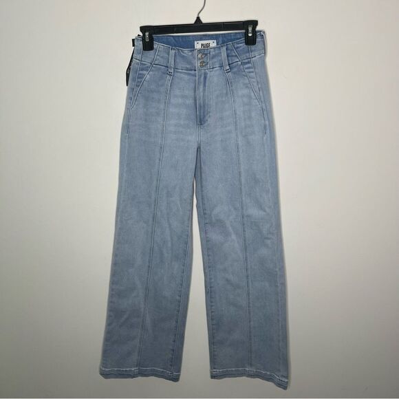 Paige Brooklyn High Waist Wide Leg Jeans 25 - Picture 8 of 8